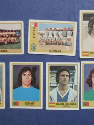 Λοτ αυτοκόλλητα Panini Euro Football 78 και 88 μεταχειρισμένα