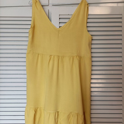 Yellow summer dress Anne Klein used, size M-L