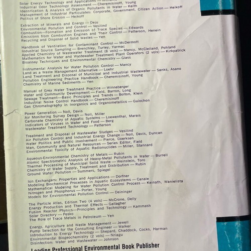 Pollution Engineering Handbook like new