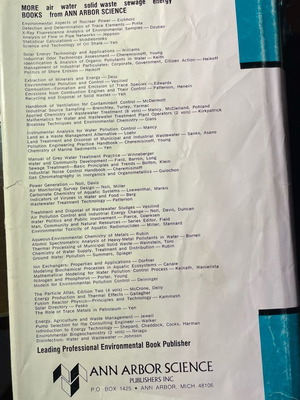 Pollution Engineering Handbook like new