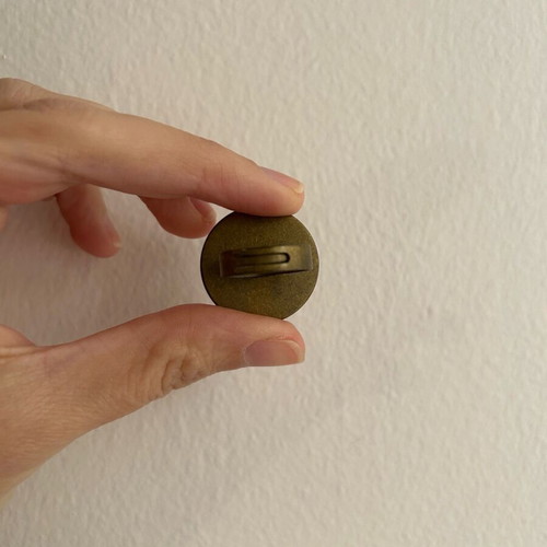 Ring used with printed woman in swimsuit design