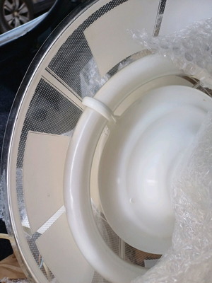 Plastic kitchen light used with lamp