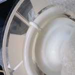 Plastic kitchen light used with lamp