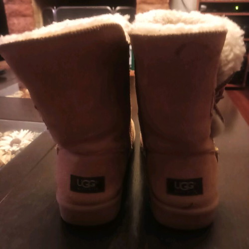 Ugg boots used, size 41, beige and brown