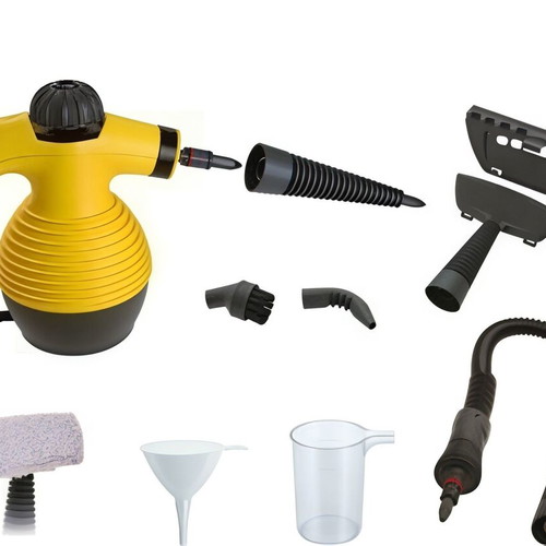 Steam cleaner new with 9 attachments for all surfaces