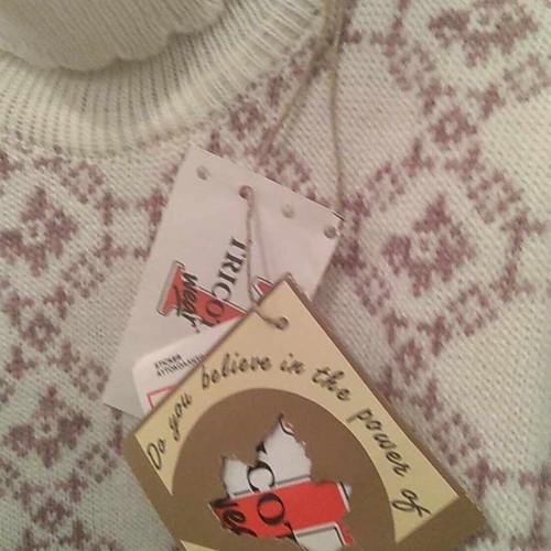 Vintage Knitted Tricoteen Blouse 90s for Girls