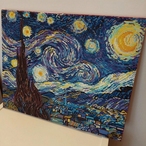 Starry Night Van Gogh Diamond Art Painting New Handmade 50x40