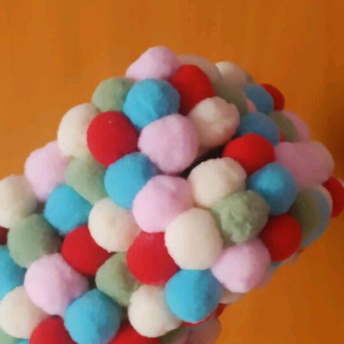 Cloud Piggy Bank Handmade New with Pom Poms