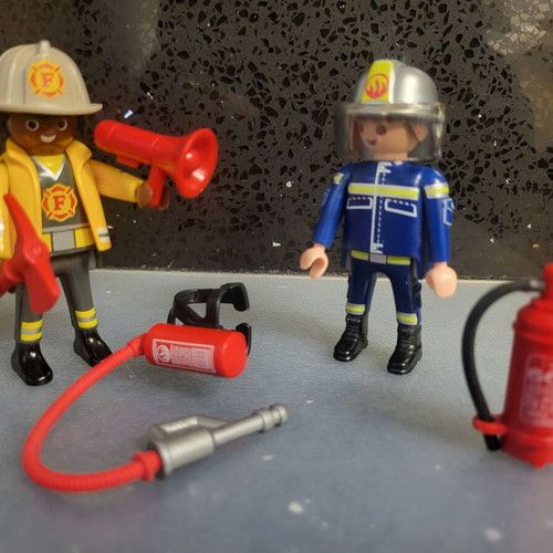 Playmobil Duo Pack Firefighters like new with many accessories
