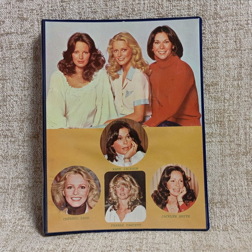 Charlie's Angels School Folder new, 80s vintage TV series