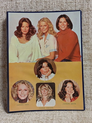 Charlie's Angels School Folder new, 80s vintage TV series
