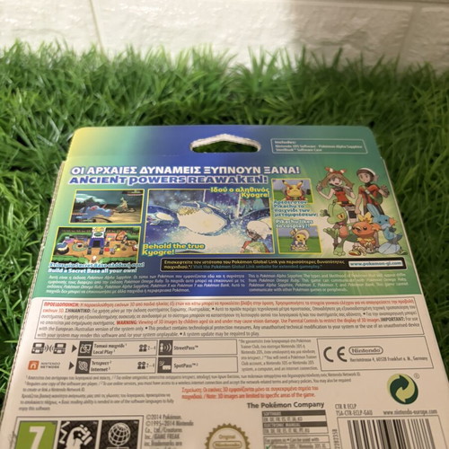 Pokémon Alpha Sapphire Nintendo 3DS new, sealed game with metal case