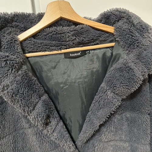 Women's oversize coat like new, gray, size M