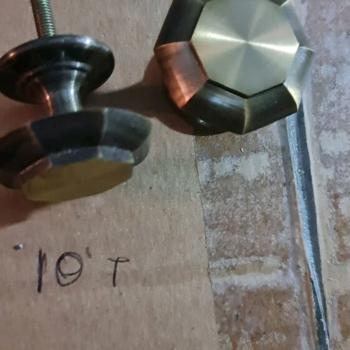 Bronze Oxidized Solid Knobs New, Pack of 18 for Cabinets
