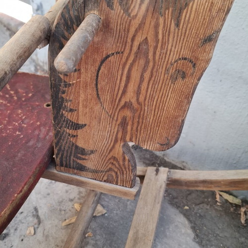 Vintage παιδικό κουνιστό αλογάκι μεταχειρισμένο