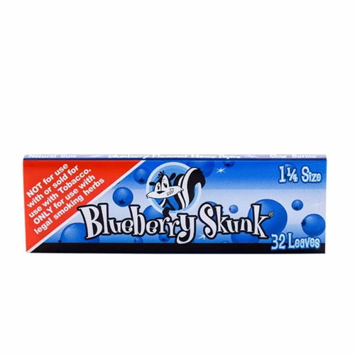 Skunk 1, 1/4 Blueberry rolling paper new