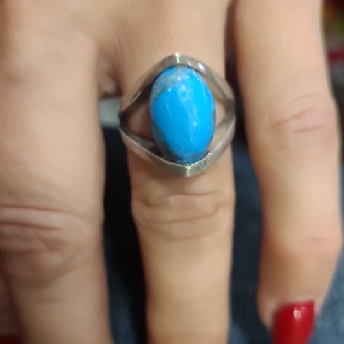 925 ring vintage used with turquoise stone