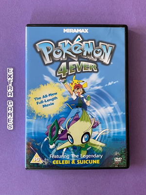 Pokémon 4Ever DVD σαν καινούργιο, περιπέτεια, δράση, κινούμενα σχέδια