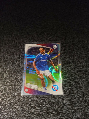 2025-2026 Topps Flagship UCC Silver Raindrops Emanuel Emegha card like new