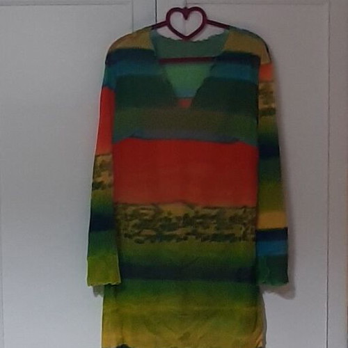 Fontana di Vita multicolor beach kaftan, size L