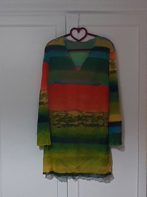 Fontana di Vita multicolor beach kaftan, size L