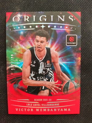 Euroleague Origins Victor Wembanyama /125 κάρτα μπάσκετ
