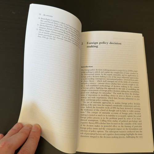Foreign Policy Analysis New Approaches book like new