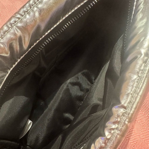 Moncler toiletry bag new silver