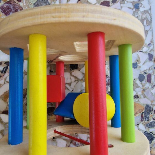 Wooden baby toys and puzzles used, pack