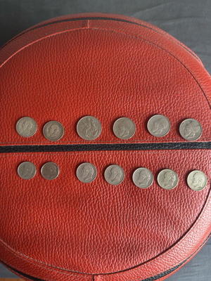 Νομίσματα δραχμών μεταχειρισμένα, συλλογή από Ελλάδα