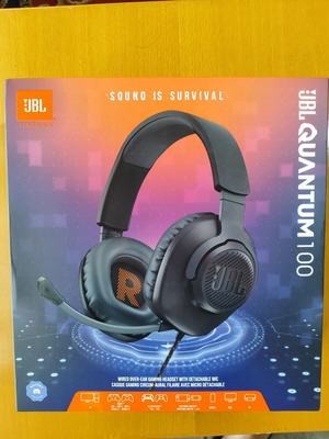 JBL Quantum 100 Gaming Headset brand new, wired
