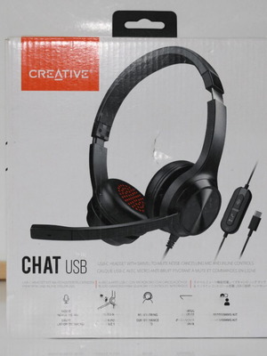 Creative Headset Chat USB headset refurbished