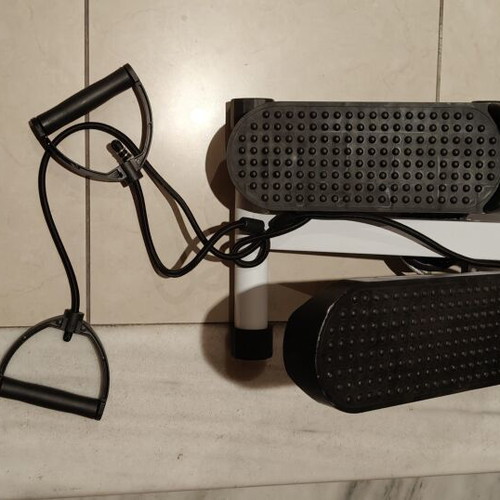 Mini Stepper with Resistance Bands and LCD Screen like new
