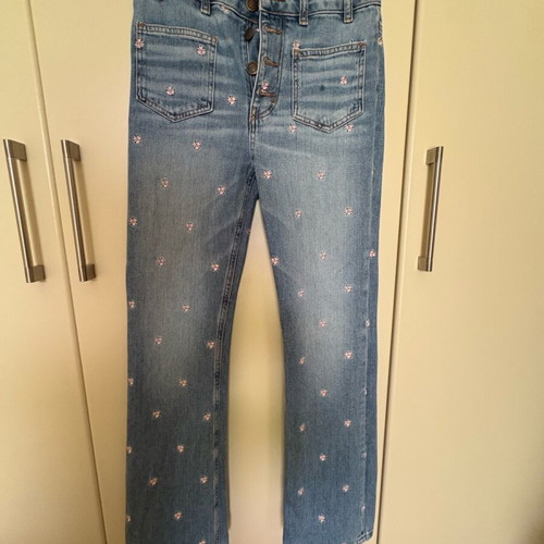 Maje blue denim pants like new