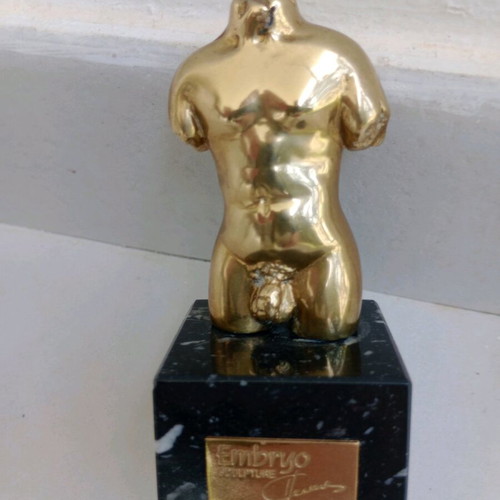 Bronze statuette like new, numbered and sealed