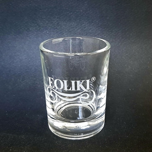 Eoliki liqueur shot glass, like new