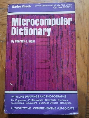Microcomputer Dictionary μεταχειρισμένο, Λεξικό Πληροφορικής στα Αγγλικά, συλλεκτικό