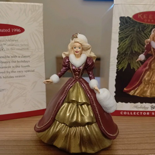 Barbie Keepsake 1996 new Holiday ornament in box