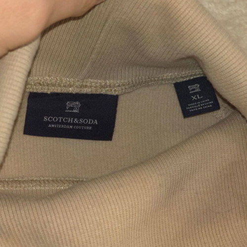 Scotch & Soda Amsterdam Couture beige turtleneck sweatshirt XL