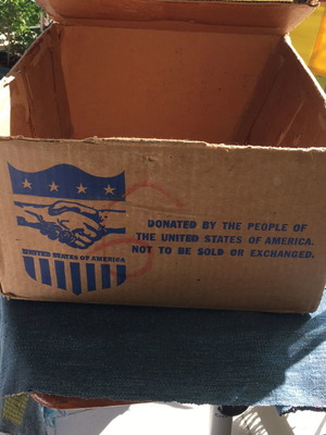 American box used for collectors, vintage 1920