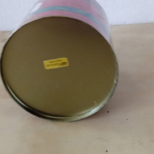 Vintage Christmas metal tin Giftco used