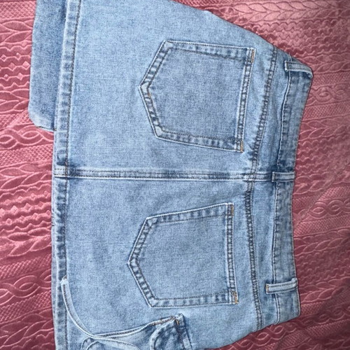 Denim skort like new, blue with side pockets