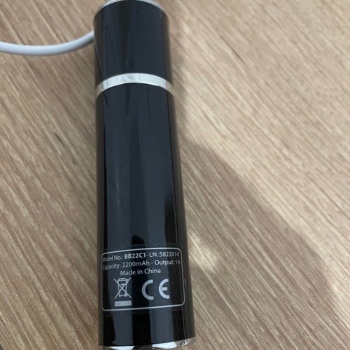Powebank Puro External Battery 2200 mAh used, black BB22C1BLK