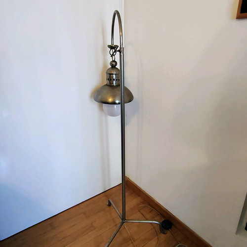 Floor lamp stand refurbished, handmade Moroccan style