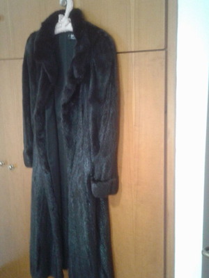 Fur like new, black