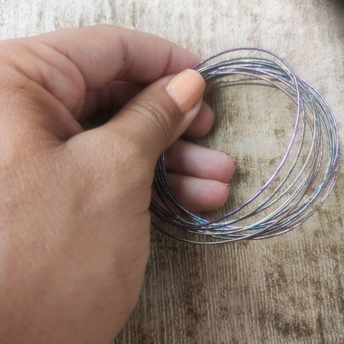 Metal bracelets used, colorful, thin, from Istanbul