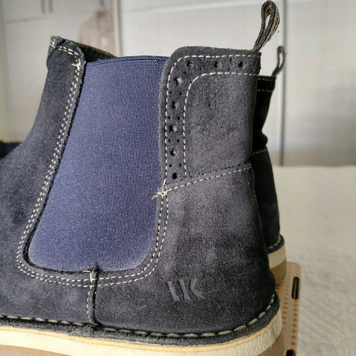 Lumberjack suede leather boots used, size 42, blue