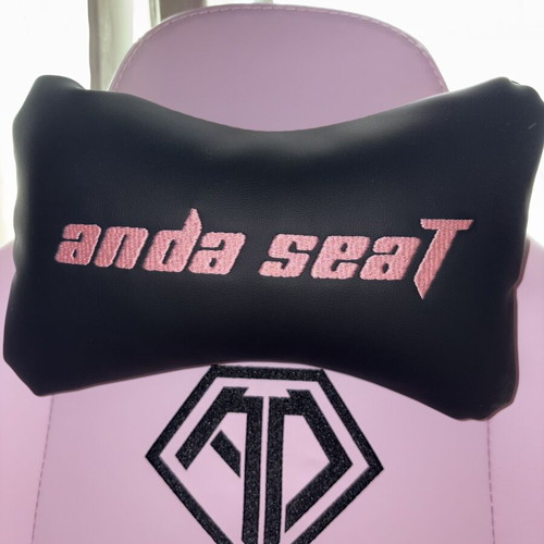 AndaSeat Pink Gaming Chair like new, ergonomic and adjustable
