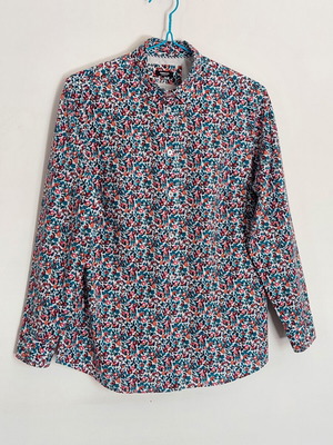 Walbusch cotton women's shirt, multicolor, size L