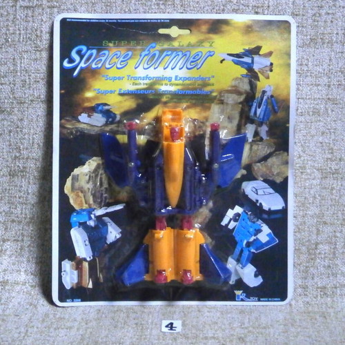 Super Galaxy Space Former transforming toy sealed vintage bootleg
